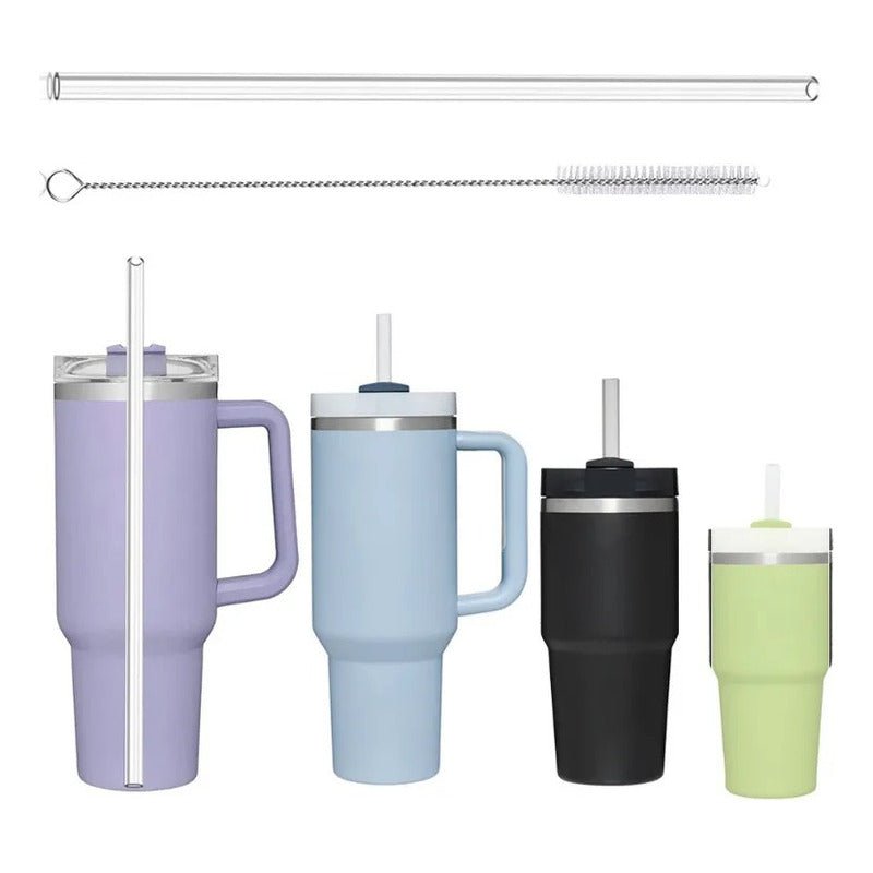 6 Bombillas De Repuesto Mas Cepillo Compatible Stanley Color Transparente 30 Cmts - Mi tienda