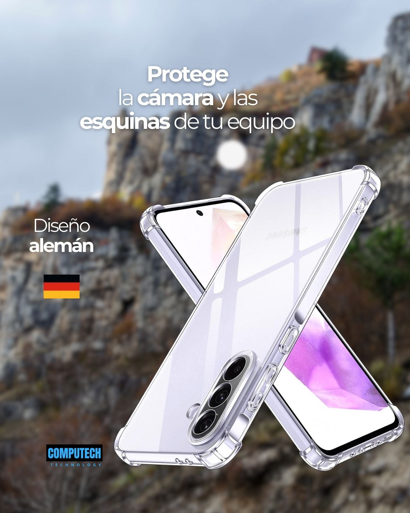 Funda Antishock Transparente para Galaxy A56