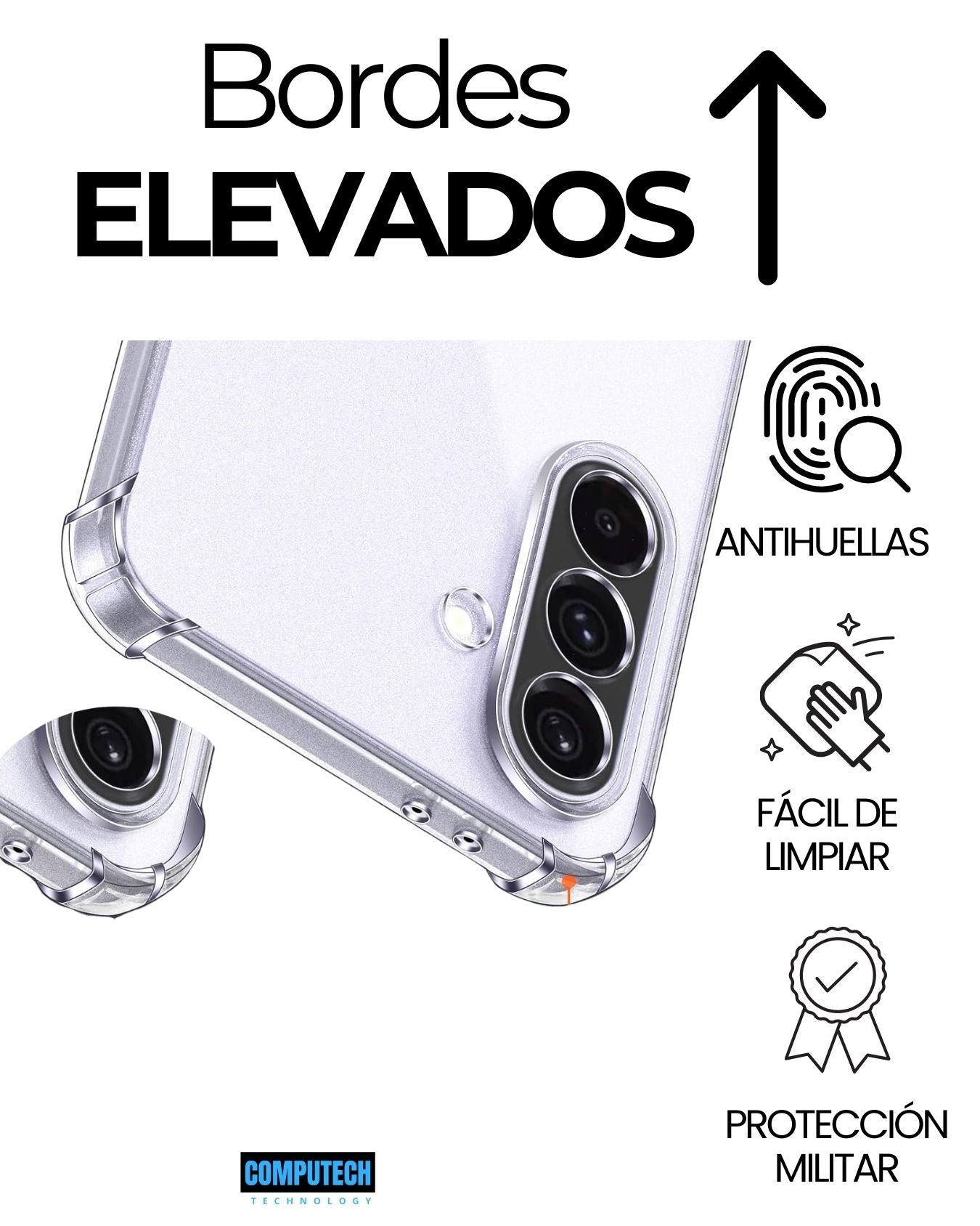 Funda Antishock Transparente para Galaxy A56