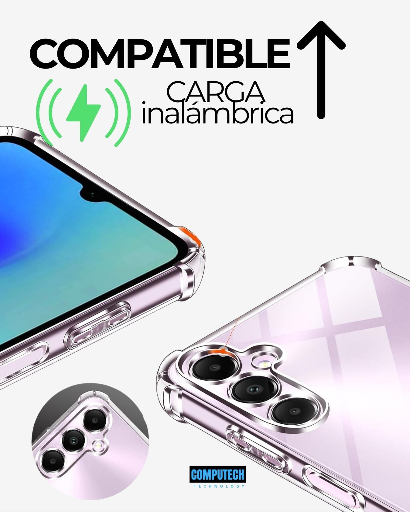 Funda Antishock Transparente para Galaxy A56