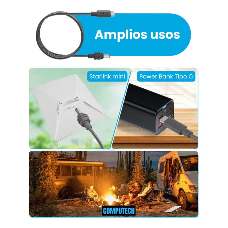 Adaptador Para Antena Starlink De Corriente Usb - c A Cc - Mi tienda