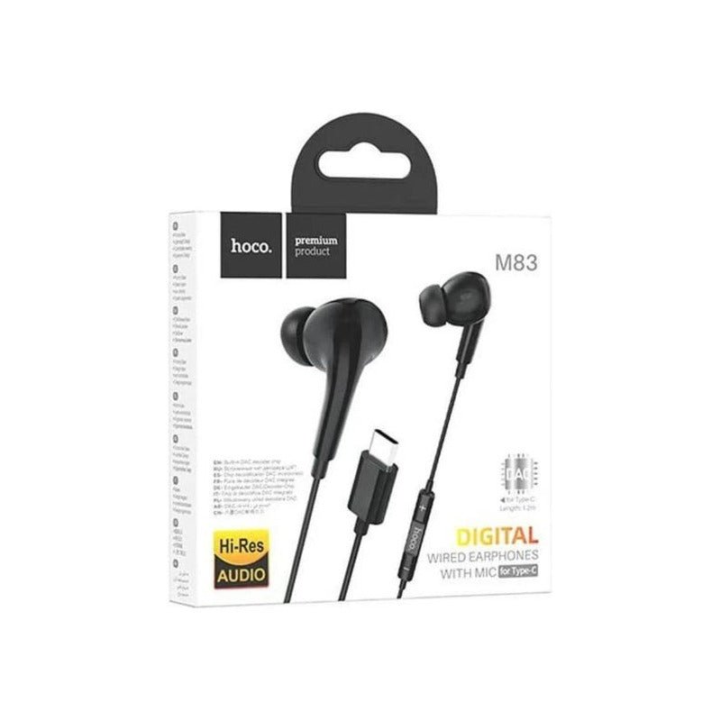 Audifonos Hoco Manos Libres Tipo C De Gomas Compatible - Mi tienda