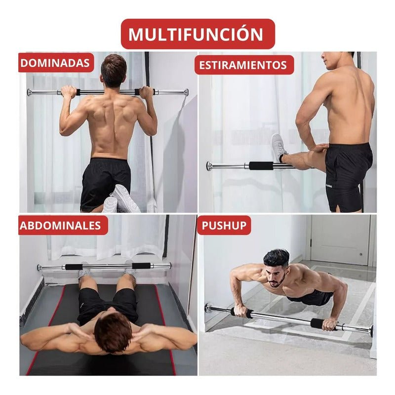 Barra Ejercicios Ajustable Puerta Dominada Flexiones Pull Ct - Mi tienda