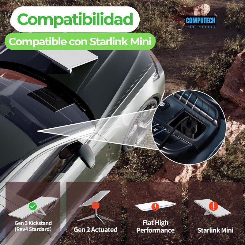 Cable Cargador De Auto Premium Para Starlink Mini 12v - Marca Computech - Mi tienda