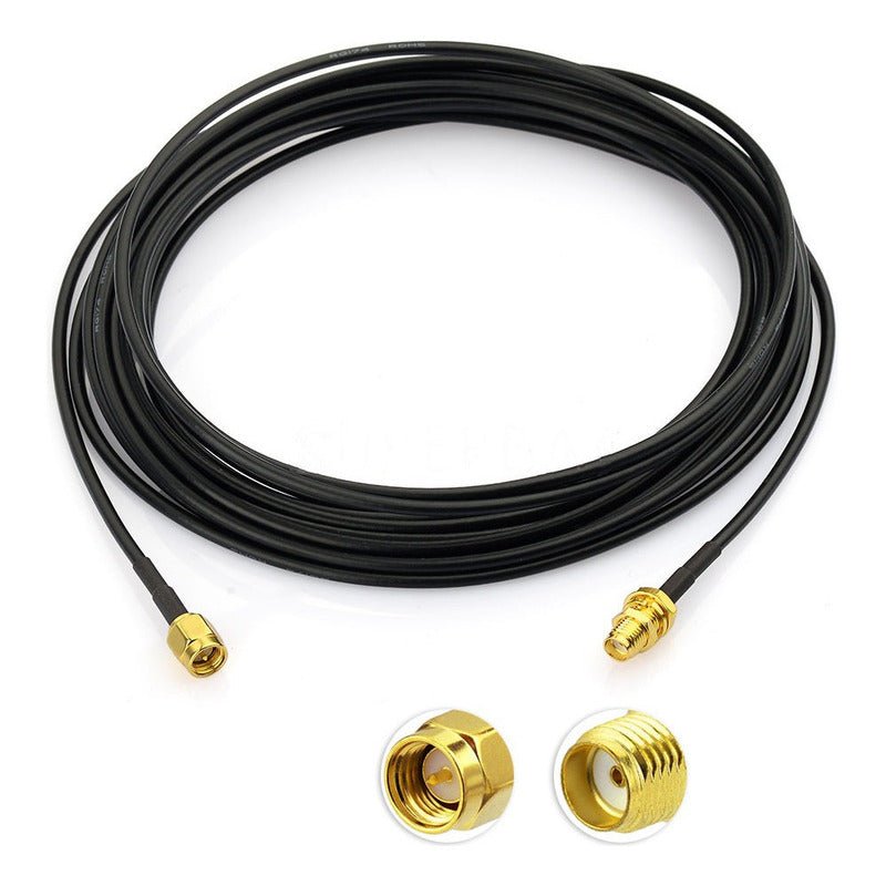 Cable Sma Extensor Pigtail 5m Rg174 Coaxial Antena - Mi tienda