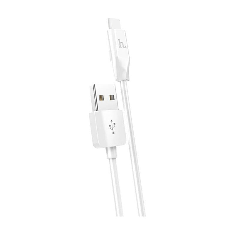 Cable Usb A Tipo C 3a 1m Carga Rápida Hoco X1 Blanco - Mi tienda
