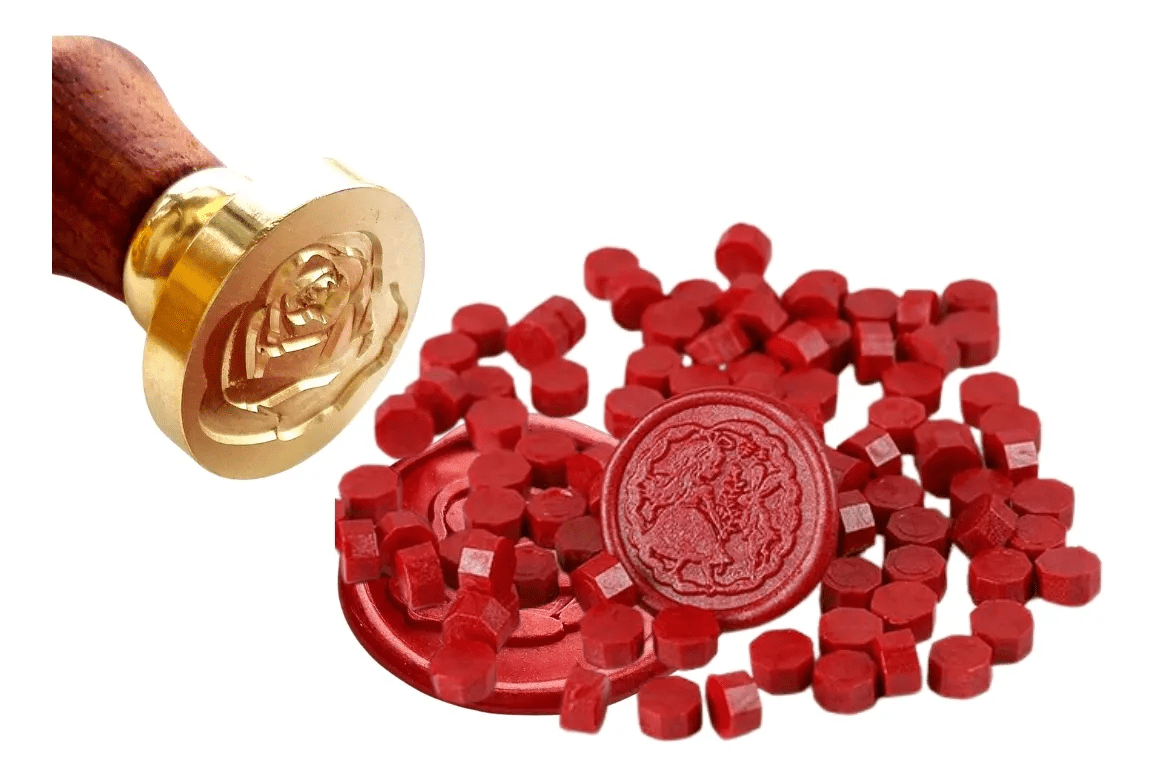 Cera para lacre rojo Premium (100 Perlas) - Mi tienda