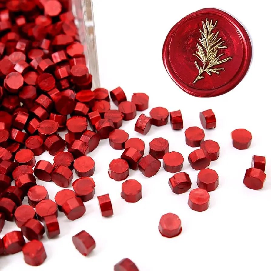 Cera para lacre rojo Premium (100 Perlas) - Mi tienda