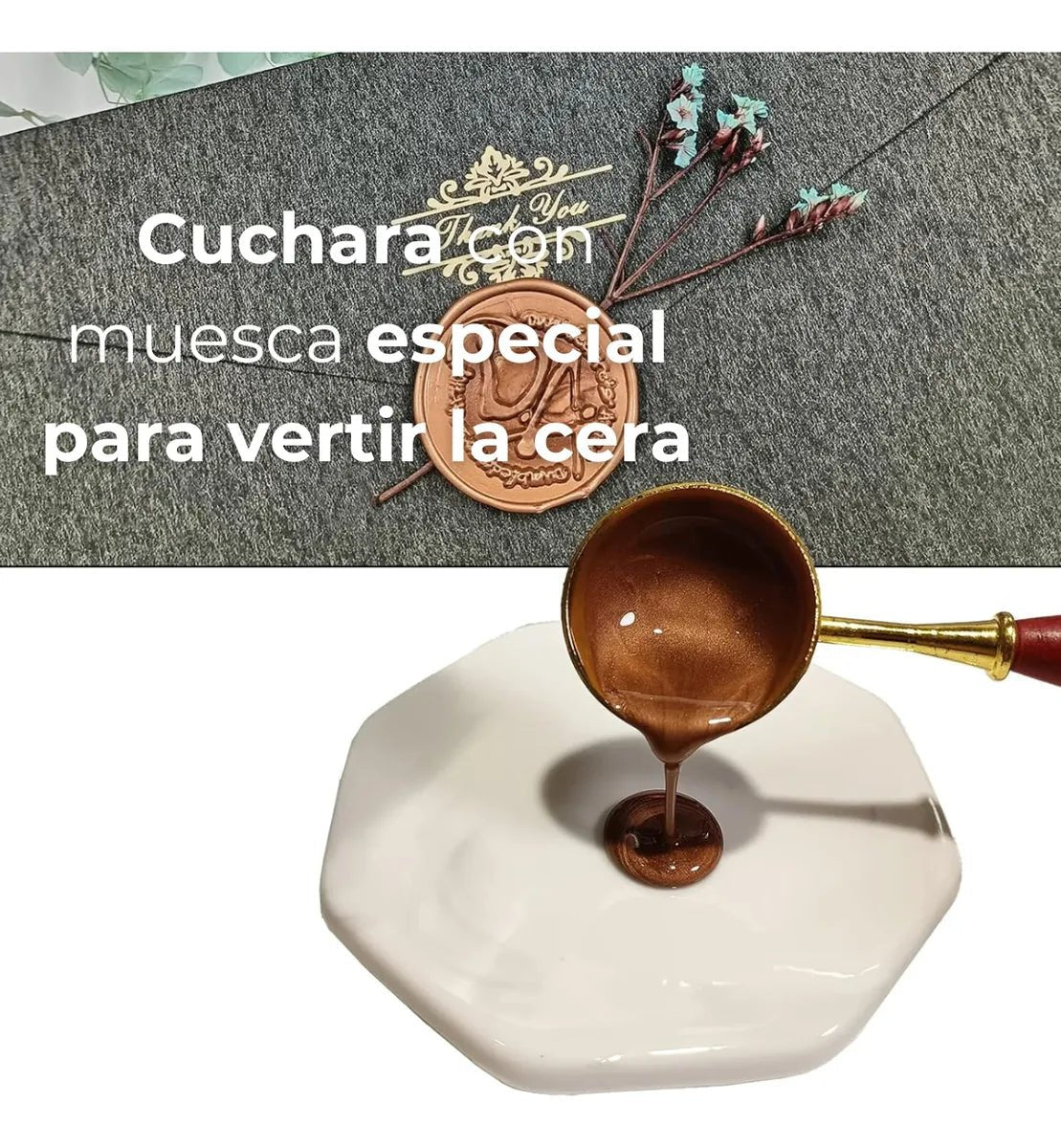 Cuchara para lacre Premium - Mi tienda