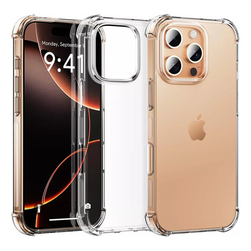 Funda / Carcasa Antigolpes Marca Computech Para iPhone 16 Pro Max - Transparente - Mi tienda