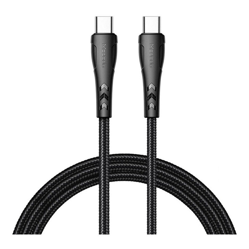 Macdodo Cable De Carga Rápida C A C Calidad Premium 1.2m Color Negro - Mi tienda