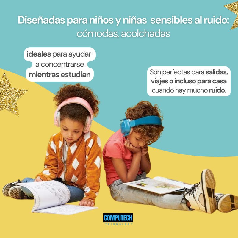 Orejeras Antiruido Auriculares Protectores Para Niños Y Jóvenes Tea Tdah - Mi tienda