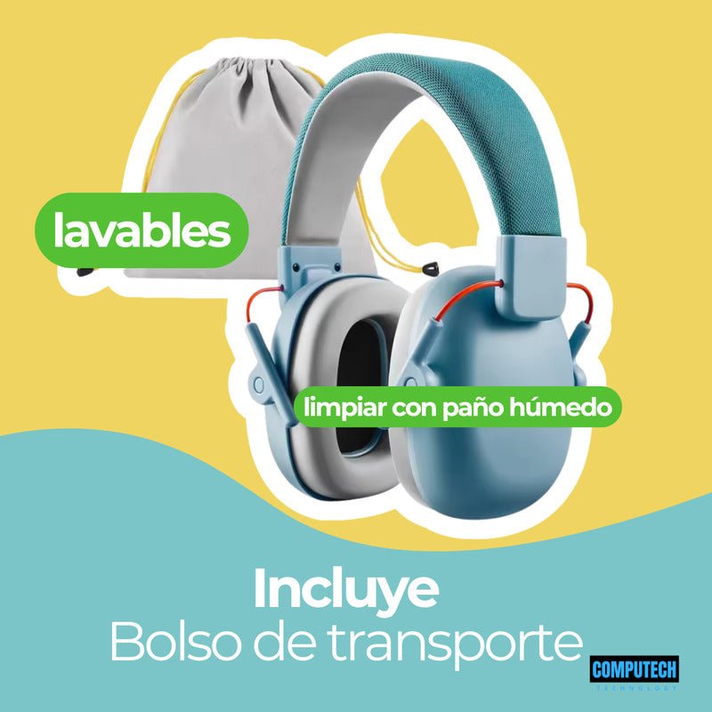 Orejeras Antiruido Auriculares Protectores Para Niños Y Jóvenes Tea Tdah - Mi tienda