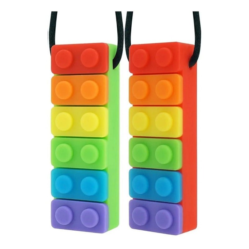 Pack 2 Mordedores Sensoriales Deficit Atencional Autismo Color Multicolor - Mi tienda