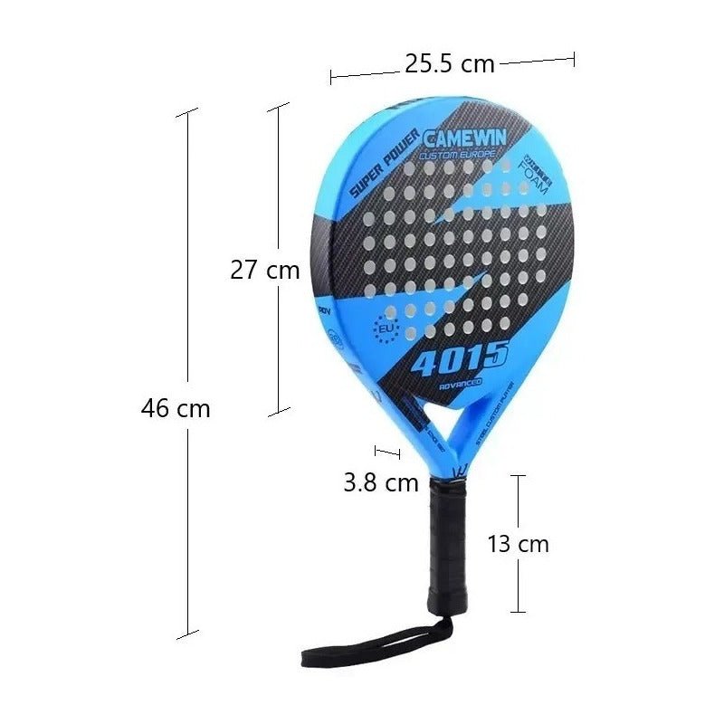 Pala Pádel Fibra De Carbono Híbrido 38mm Funda De Regalo - Mi tienda