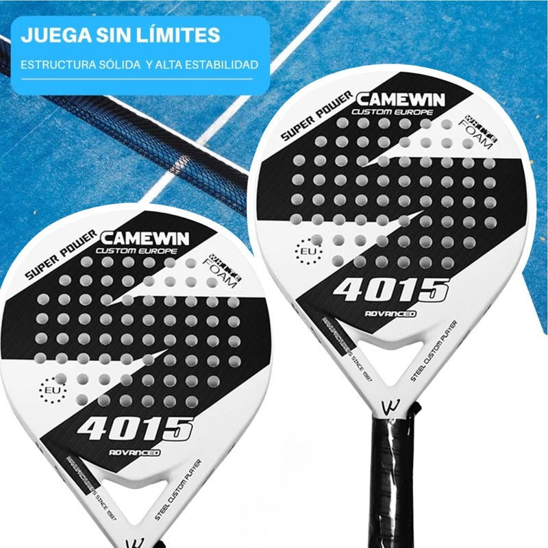 Pala Pádel Fibra De Carbono Híbrido 38mm Funda De Regalo - Mi tienda