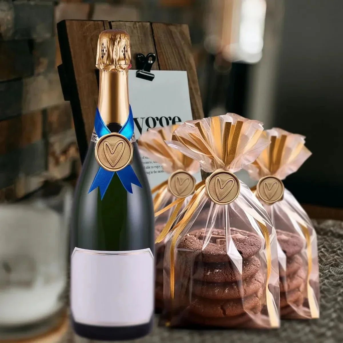 Sello Para Lacre de Cera en Forma de Corazón - Mi tienda