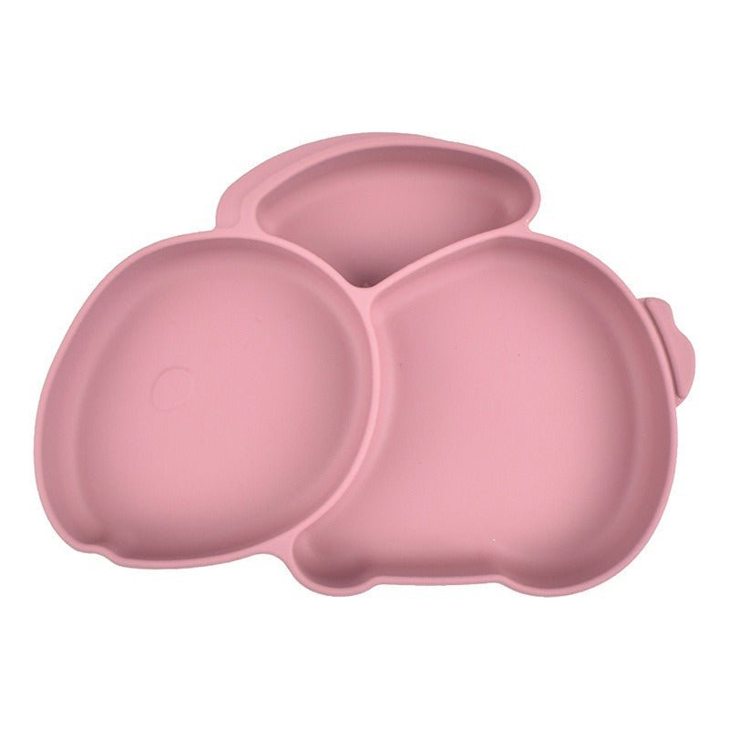 Set Plato Para Bebé Fibra De Trigo Osito Bpa Free Color Rosa - Mi tienda