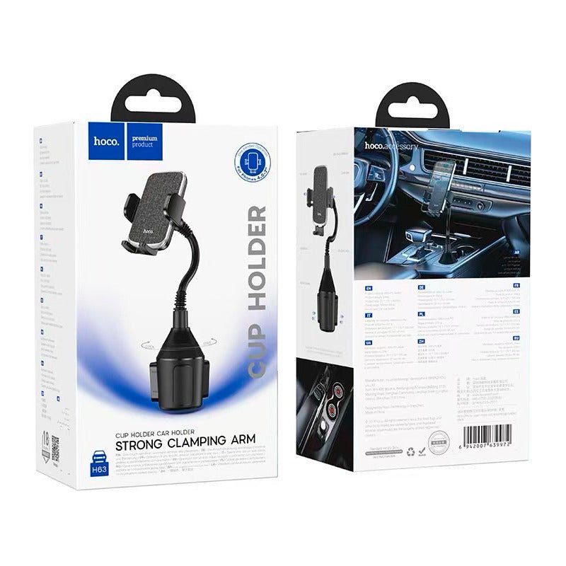 Soporte De Auto Porta Vasos Porta Celular Teléfono Hoco H63 - Mi tienda