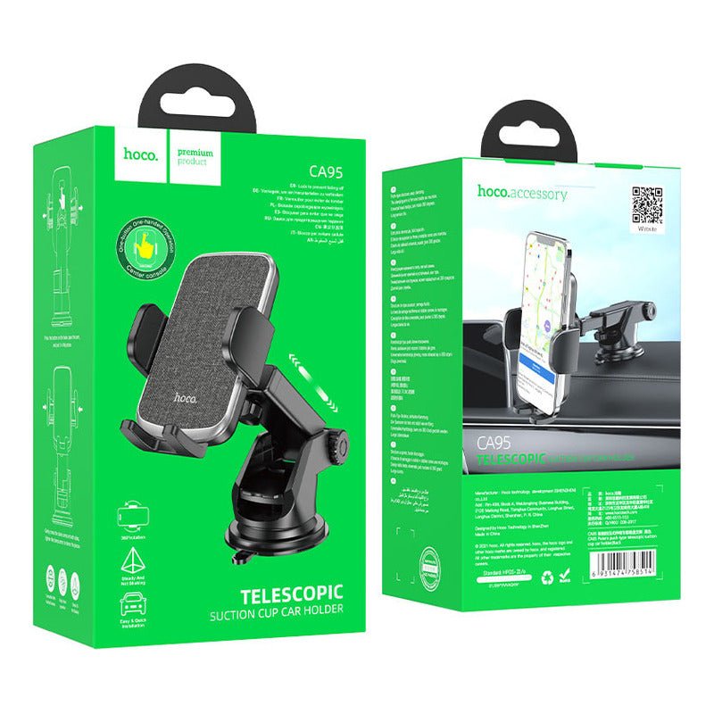 Soporte Telescópico Auto Tablero Ventosa Porta Celular Ca95 - Mi tienda