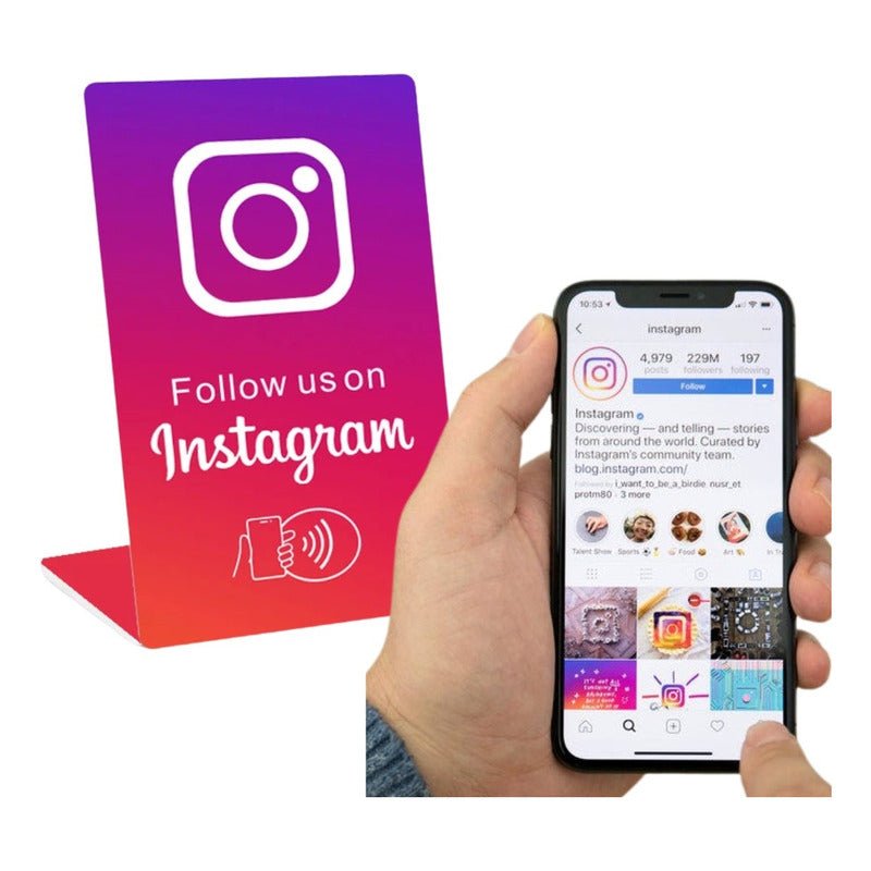 Stand Nfc Para Seguidores de Instagram - Mi tienda