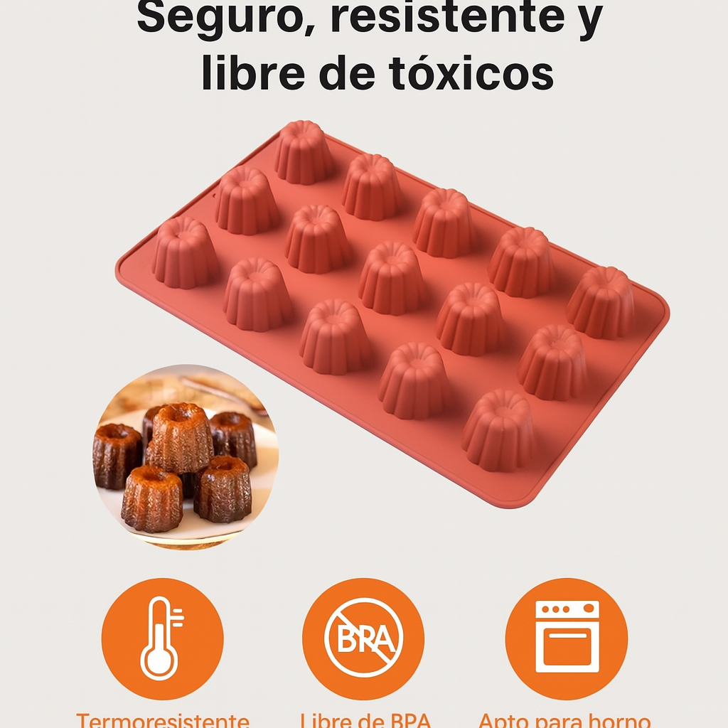 Molde para canele de silicona beneficios