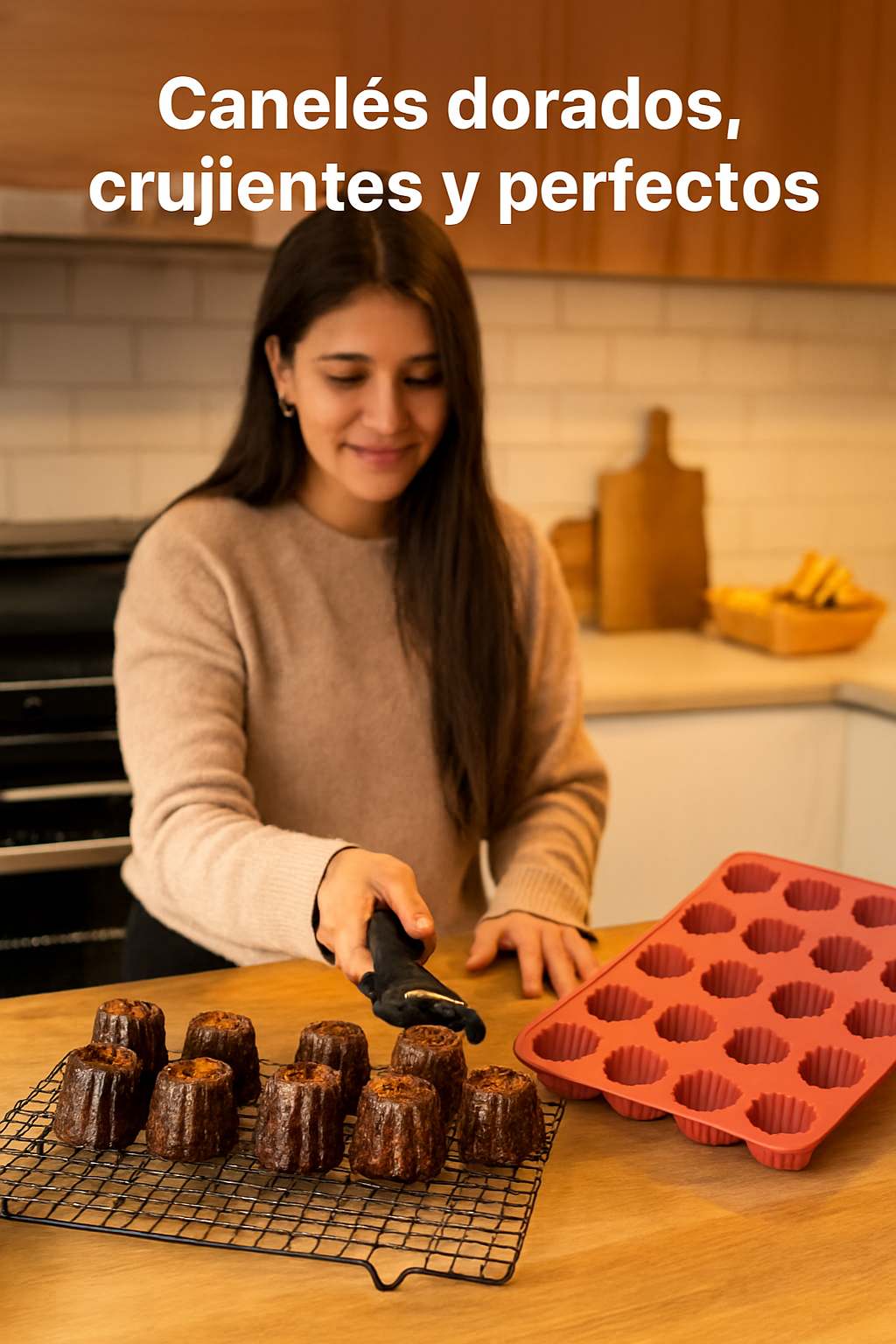 Molde para canele de silicona demsoldar