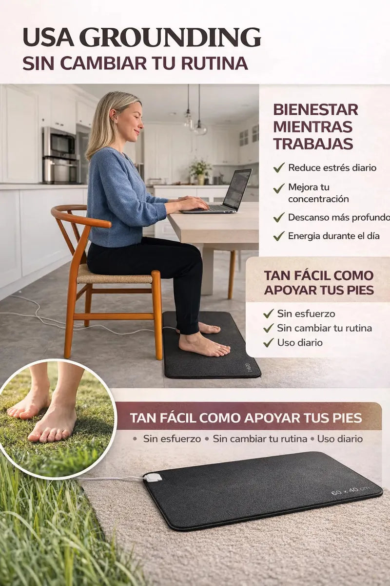 Alfombrilla Mat De Grounding Premium Conexión A Tierra