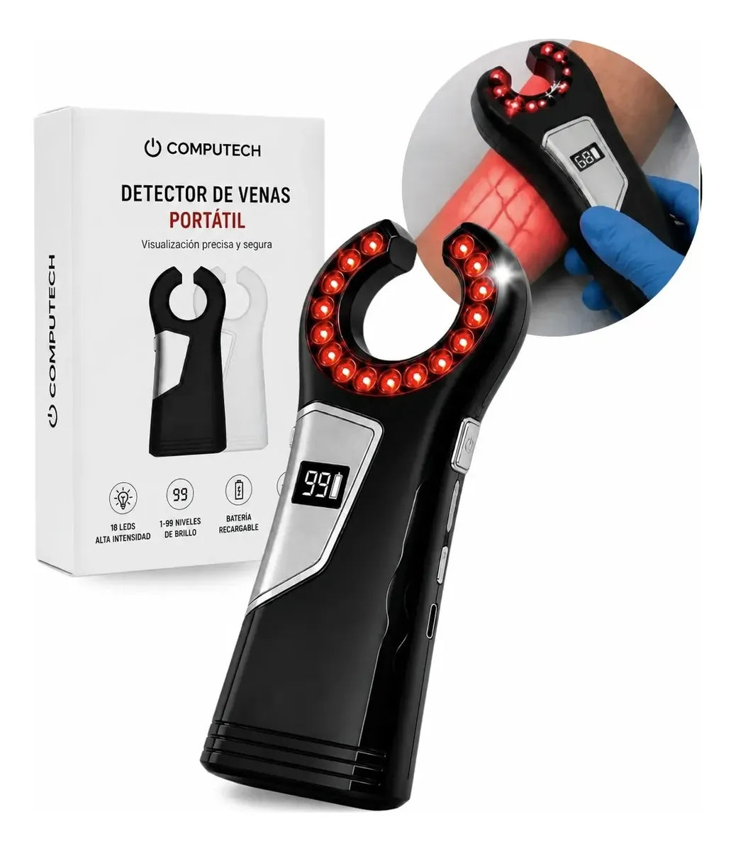 Buscador Detector De Venas Portatil Infrarojo Recargable
