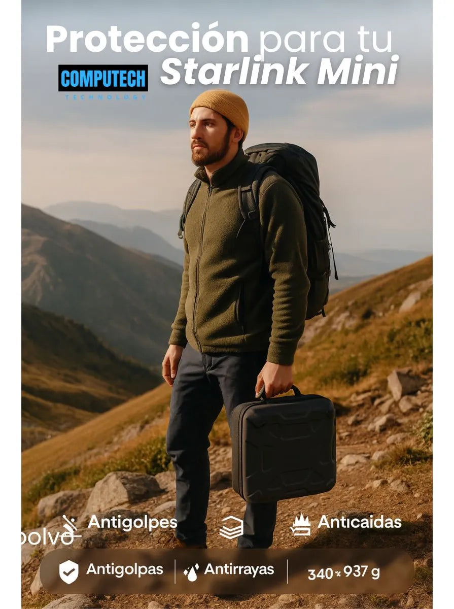 Maleta Rígida para Starlink Mini