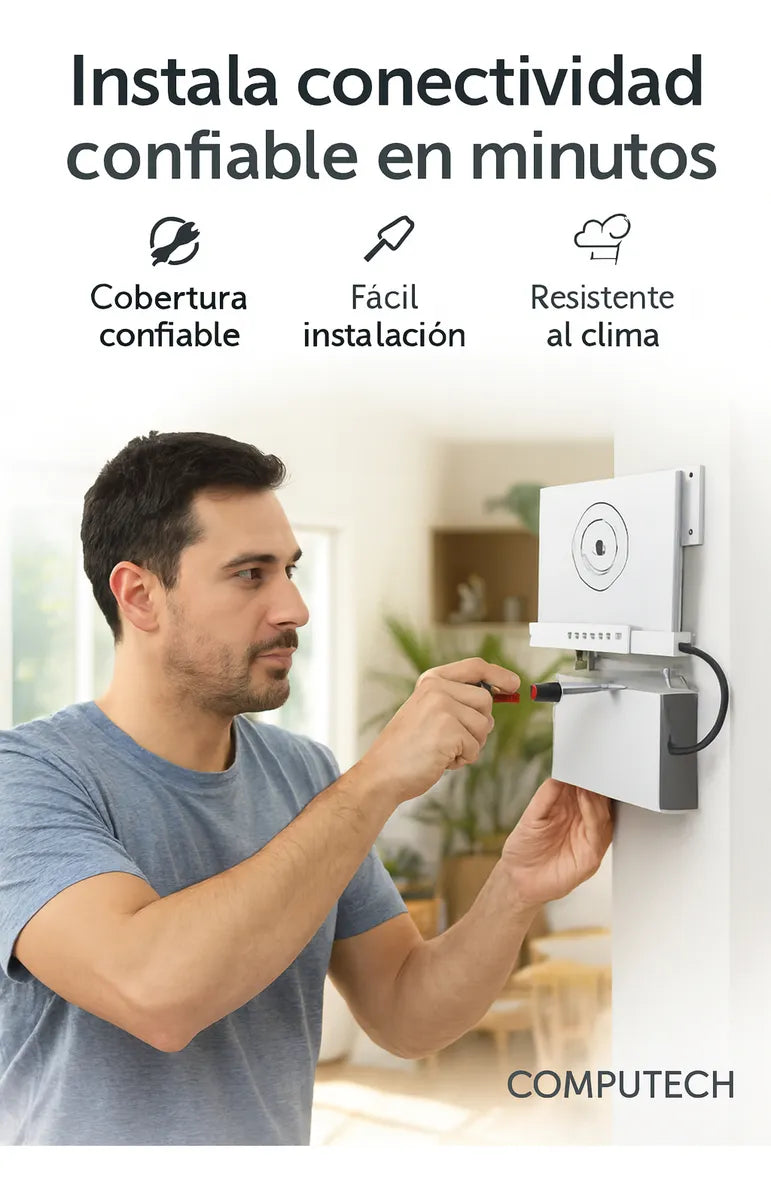 Soporte De Pared Para Router Starlink Gen 3 Y Fuente Poder Blanco
