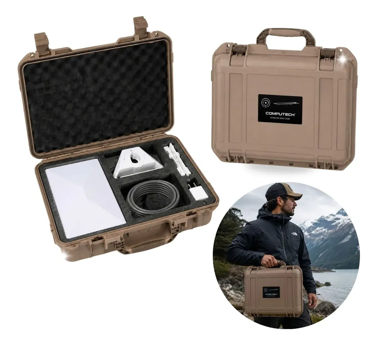 Maleta Rígida Starlink Mini Estuche Impermeable Premium
