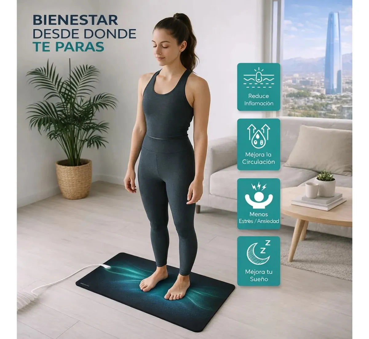 Alfombrilla Mat De Grounding Premium Conexión A Tierra