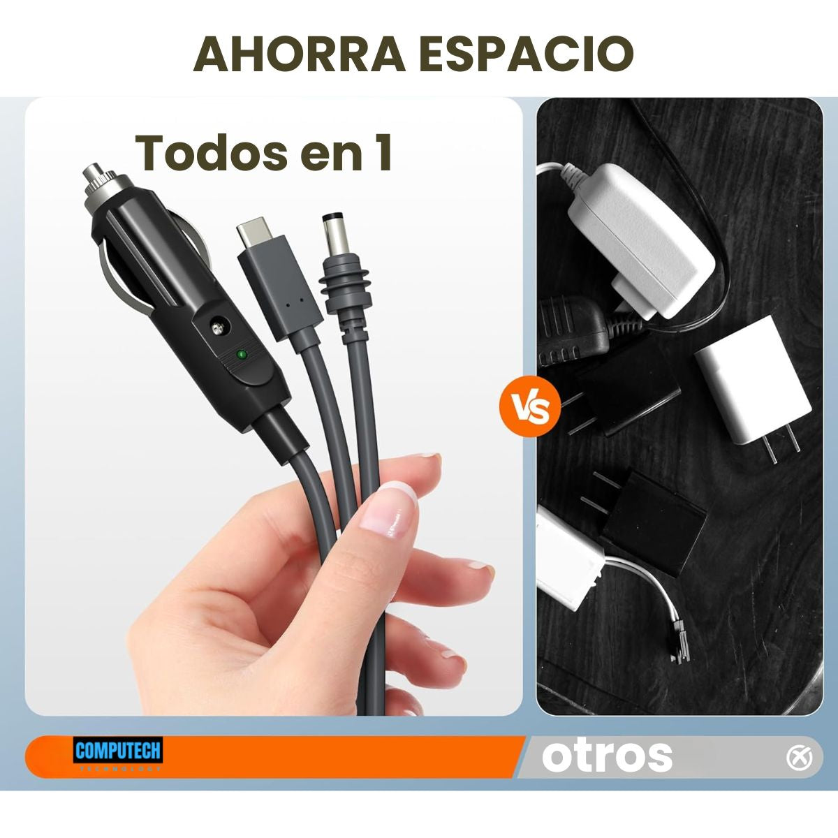 Cable Cargador Auto Starlink Mini 3 en 1 Premium