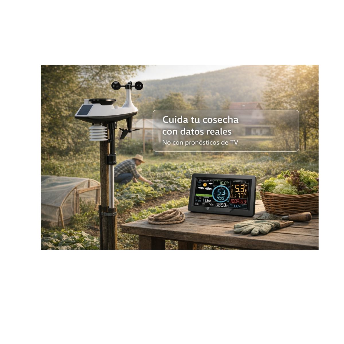 Estacion Meteorologica Profesional Viento Lluvia Digital Rf / estacion meteorologica