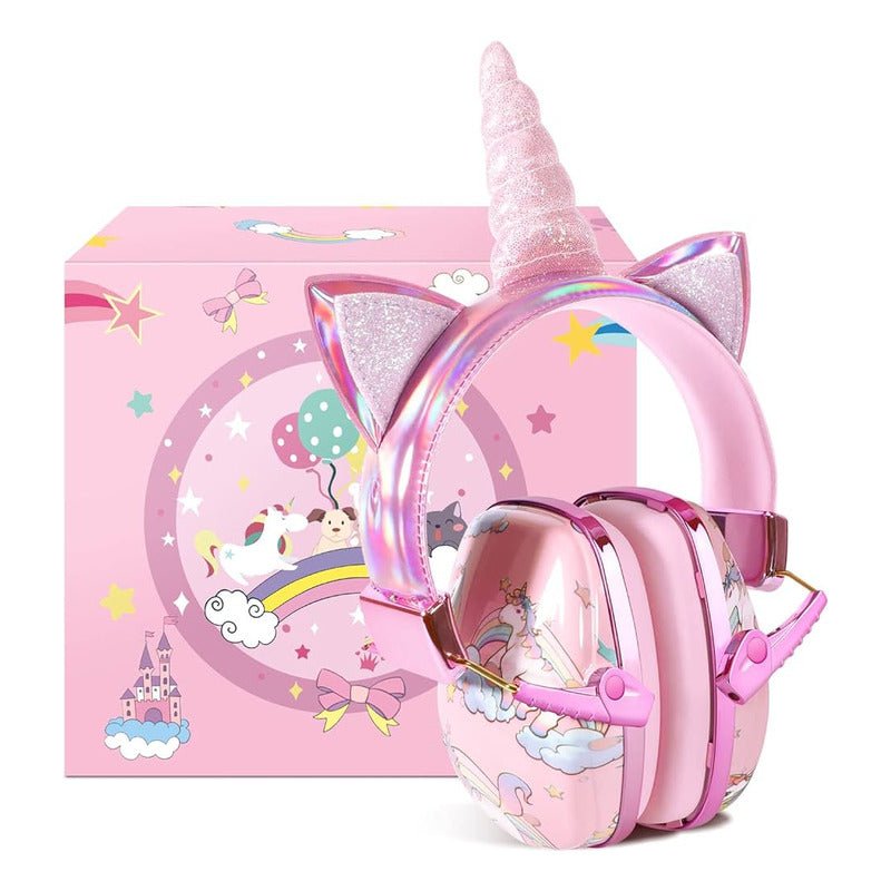 Audifonos Orejeras Antiruido De Unicornio Rosa Niños Y Jovenes Tea - Marca Computech - Mi tienda
