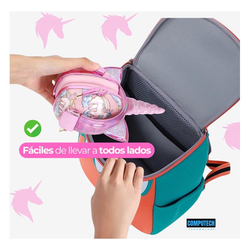 Audifonos Orejeras Antiruido De Unicornio Rosa Niños Y Jovenes Tea - Marca Computech - Mi tienda