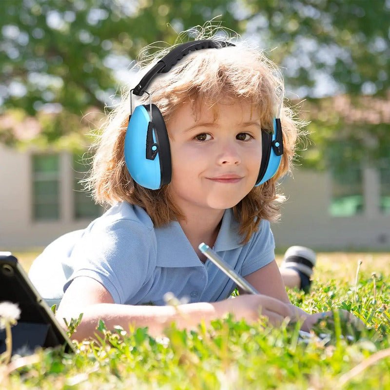 Audífonos Protectores Antiruido Para Niños Y Jóvenes 25db Color Azul - Mi tienda