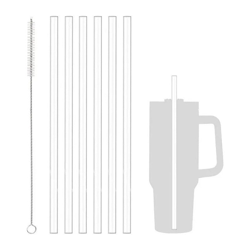 Bombilla Pajita Set 6 + Tapas Antiderrame Set 2 Compatible - Mi tienda