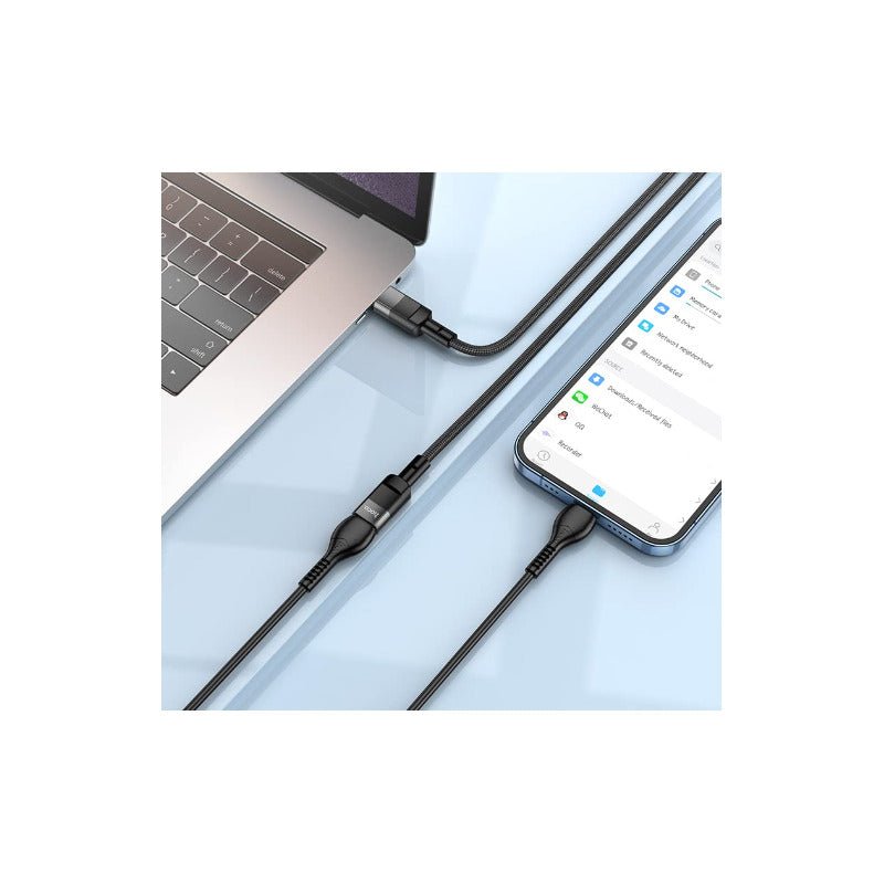 Cable Extensor Usb - c Macho A C Hembra 3a 1.2m Trenzado Hoco - Mi tienda