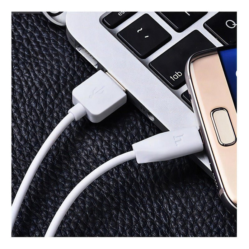Cable Hoco Tipo C X1 1m Carga Rápida Blanco - Mi tienda