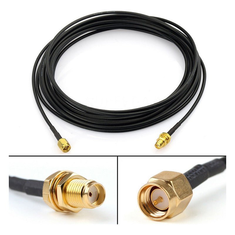 Cable Sma Extensor Pigtail 5m Rg174 Coaxial Antena - Mi tienda