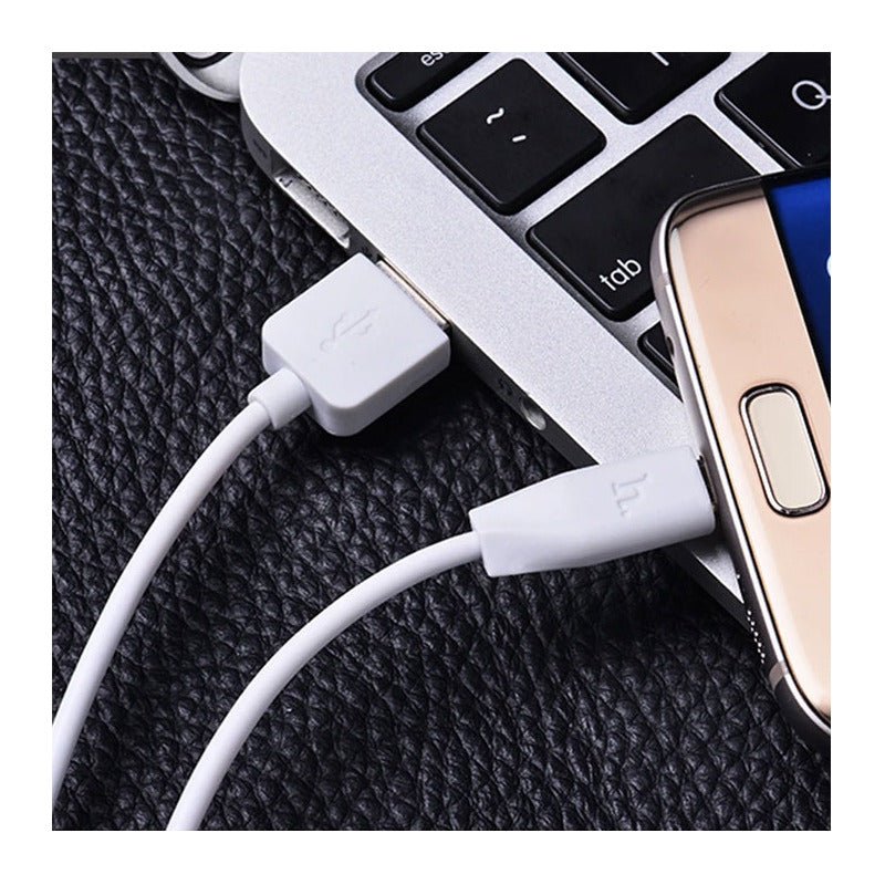 Cable Usb A Tipo C 3a 1m Carga Rápida Hoco X1 Blanco - Mi tienda