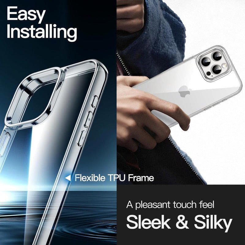 Carcasa Funda + Mica Para iPhone 16 / Pro / Max Silicona - Mi tienda