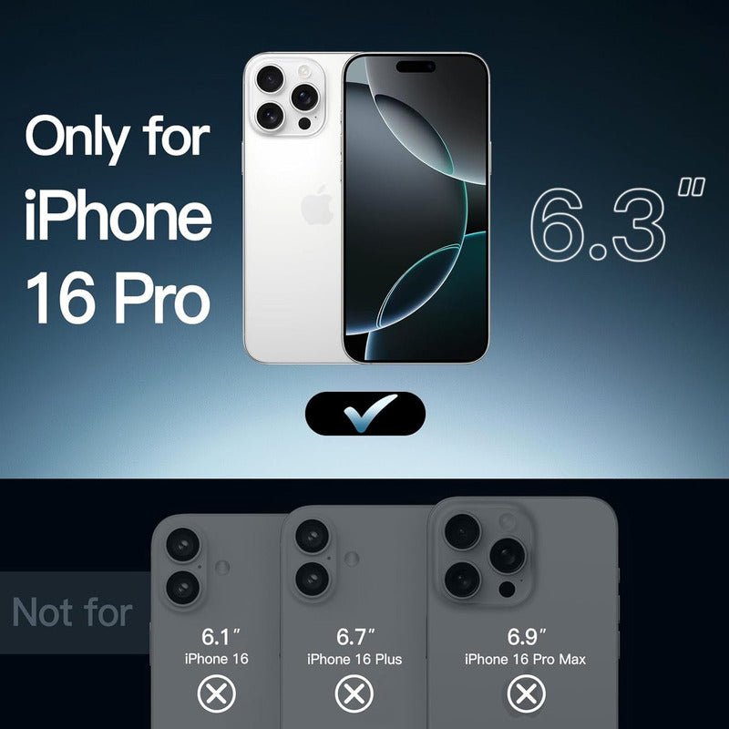 Carcasa Funda + Mica Para iPhone 16 / Pro / Max Silicona - Mi tienda