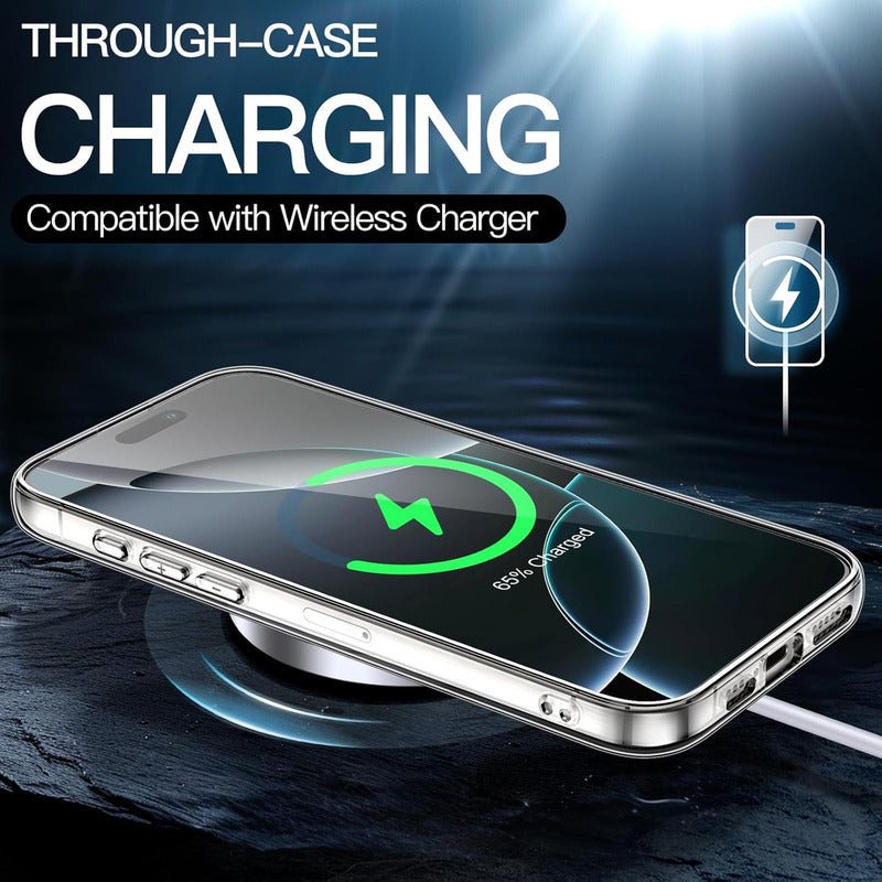 Carcasa Funda + Mica Para iPhone 16 / Pro / Max Silicona - Mi tienda