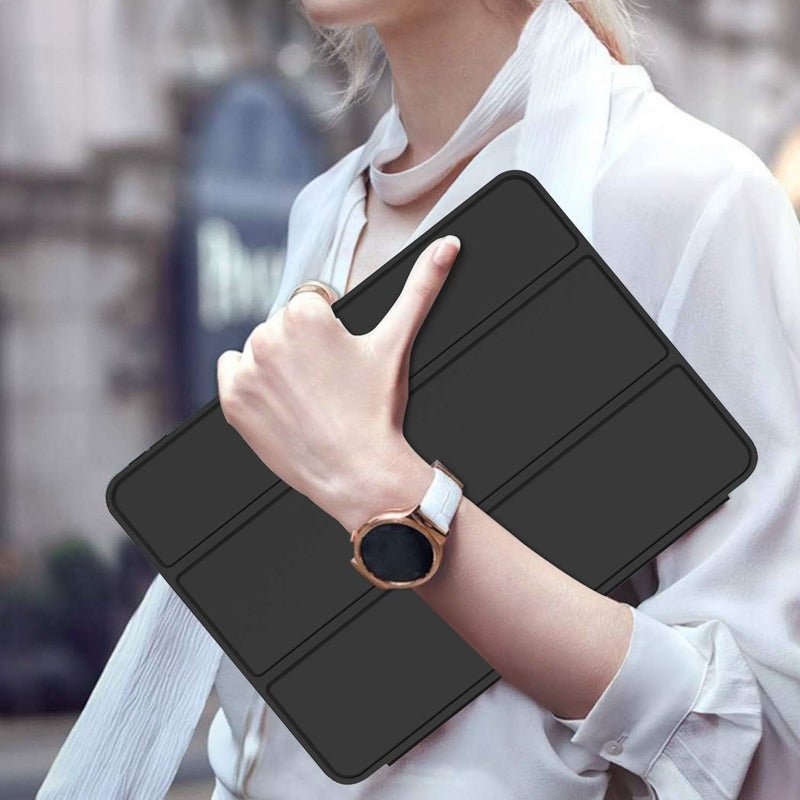 Carcasa Funda Smart Cover Para iPad Air 11 M2 2024 2025 Pencil Color Negro - Mi tienda