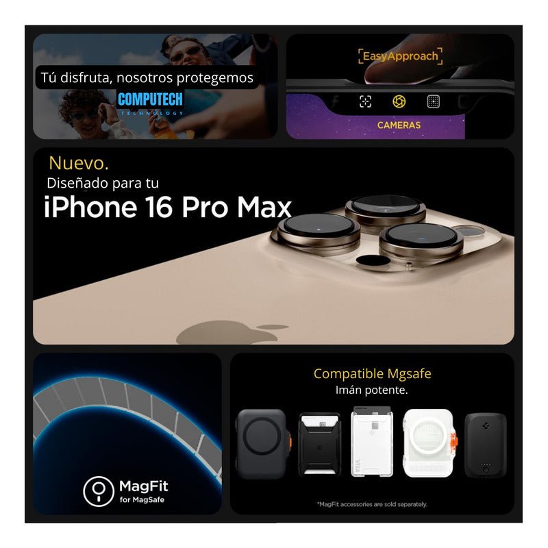 Carcasa Magnética iPhone 16 / Pro / Max Compatible Magsafe - Mi tienda