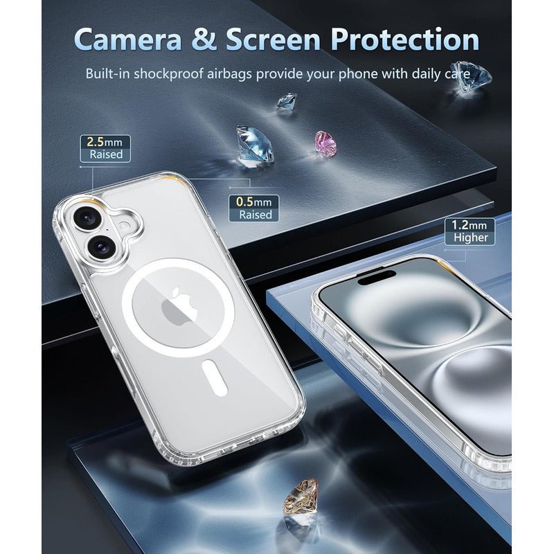 Carcasa MagSafe para iPhone Transparente (todos Los Modelos) - Mi tienda