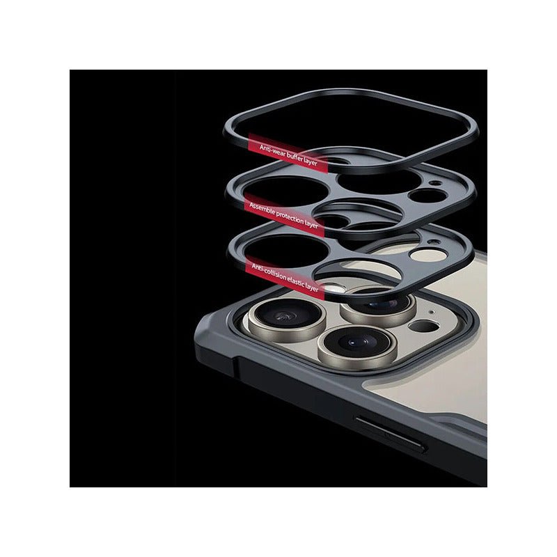 Carcasa Para iPhone 16 Pro / Max + Vidrio Militar Grade - Mi tienda